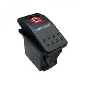 Marin Switch IC134M-S3 ON-OFF KABİN LAMBASI (KIRMIZI)